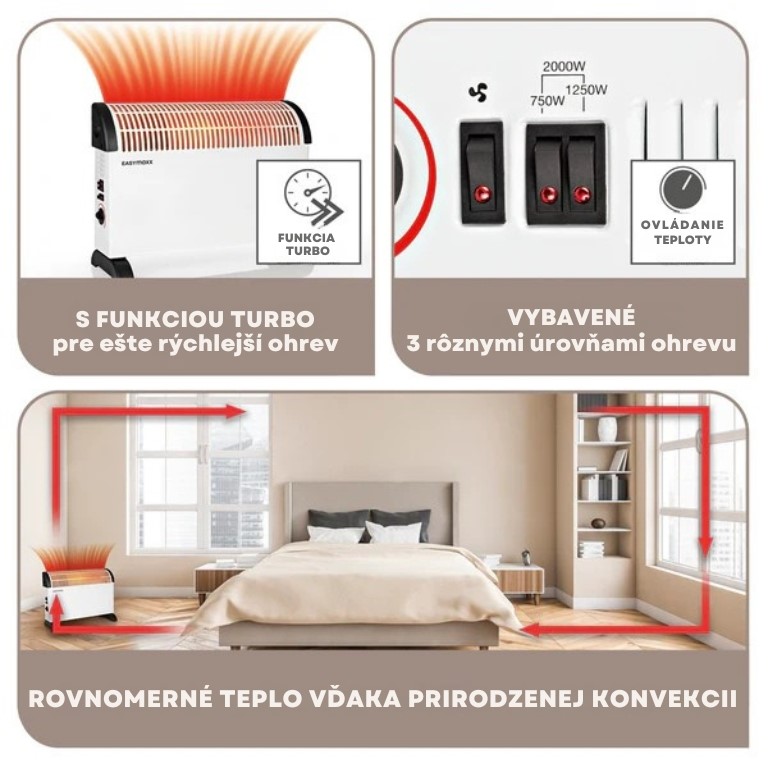EasyMaxx Konvektor s termostatom 2000W 19420 (3)